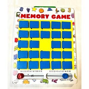 Melissa & Doug Memory Game Flip To Win Colors Numbers Shapes Zoo Fruit COMPLETE